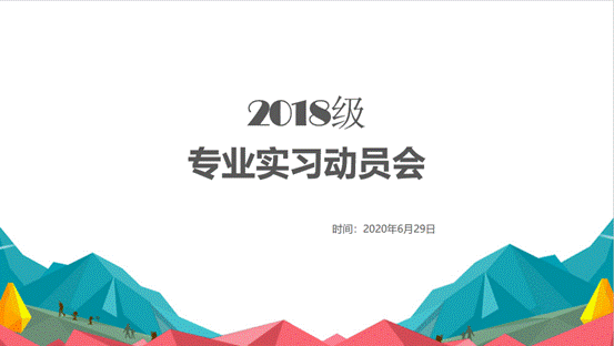 伟德betvlctor国际官网2018级专业实习动员会顺利举行