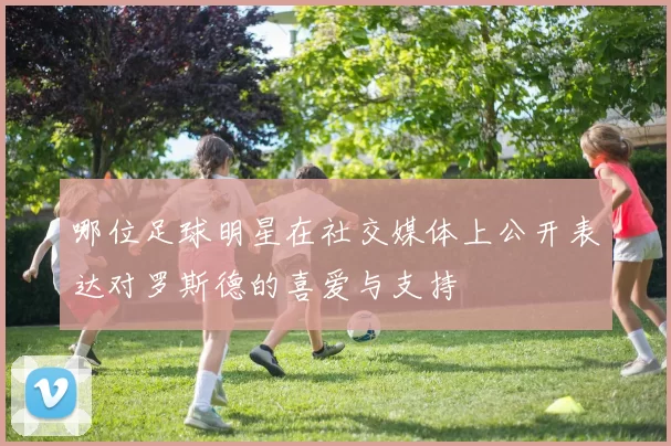 哪位足球明星在社交媒体上公开表达对罗斯德的喜爱与支持